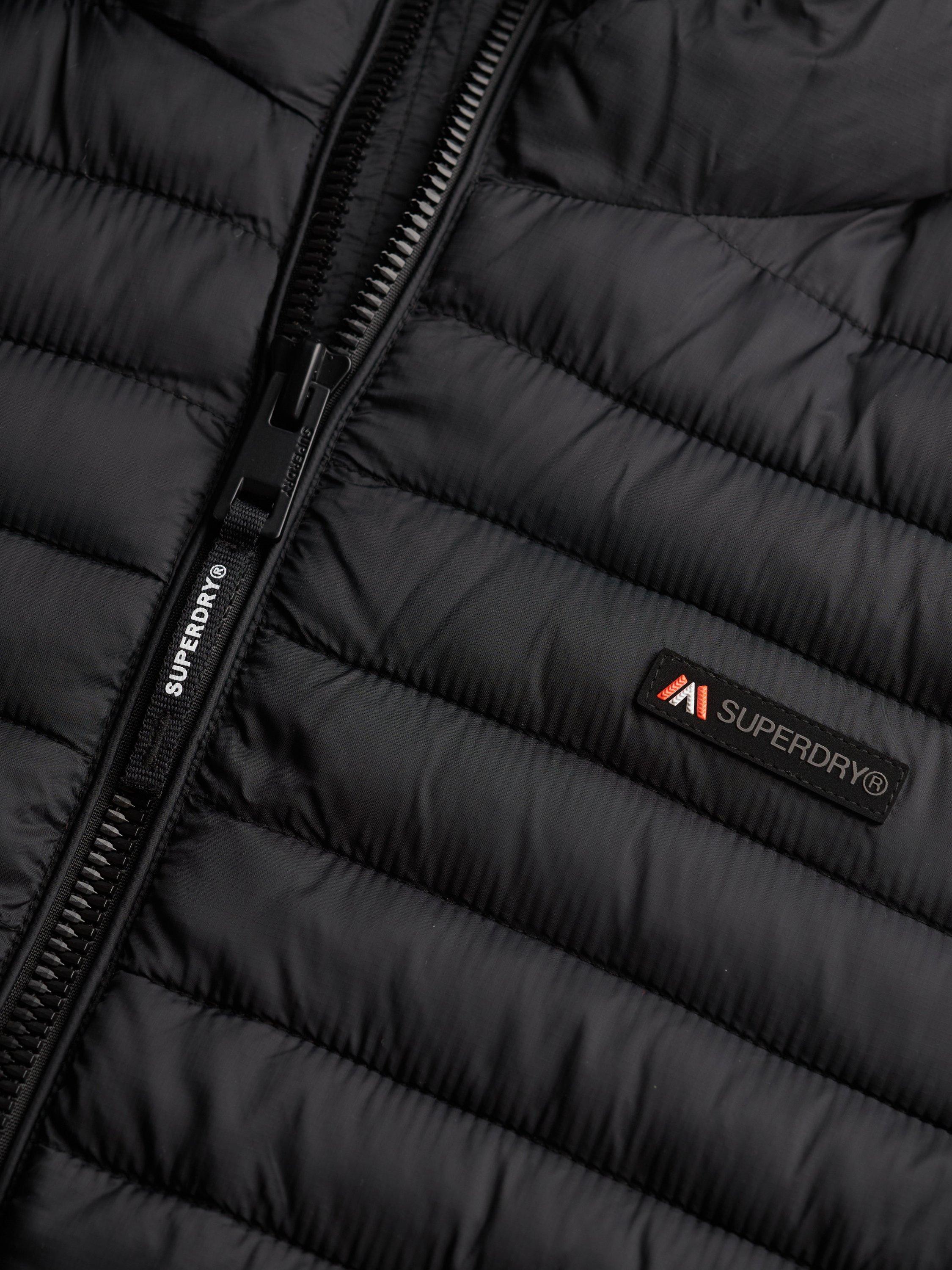 Product image 7 of 7, which shows Superdry Hooded Fuji Lite Jacket, Jet Black, S