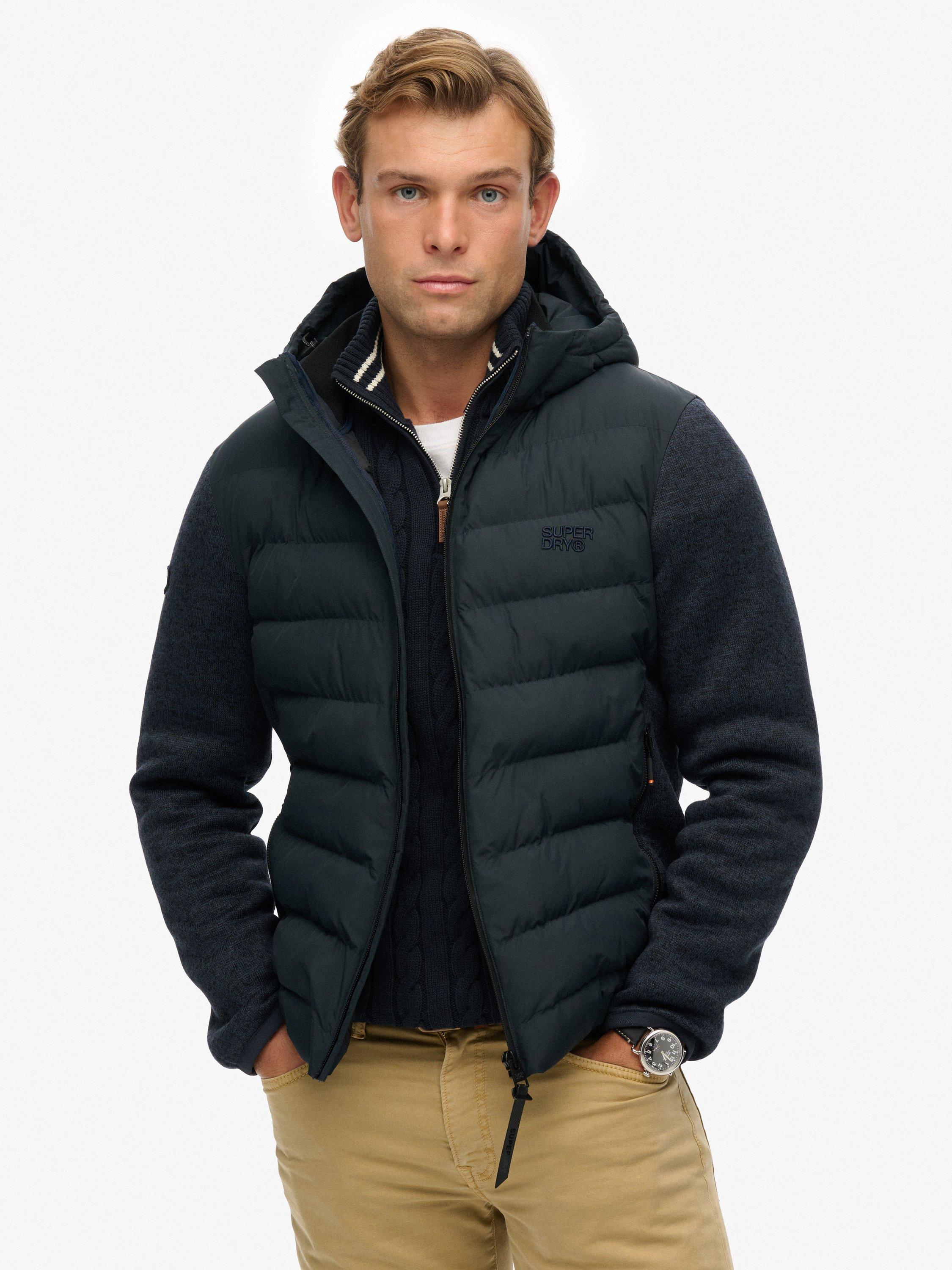 Product image 1 of 6, which shows Superdry Slim Fit Jacket, Eclipse Navy, XXL