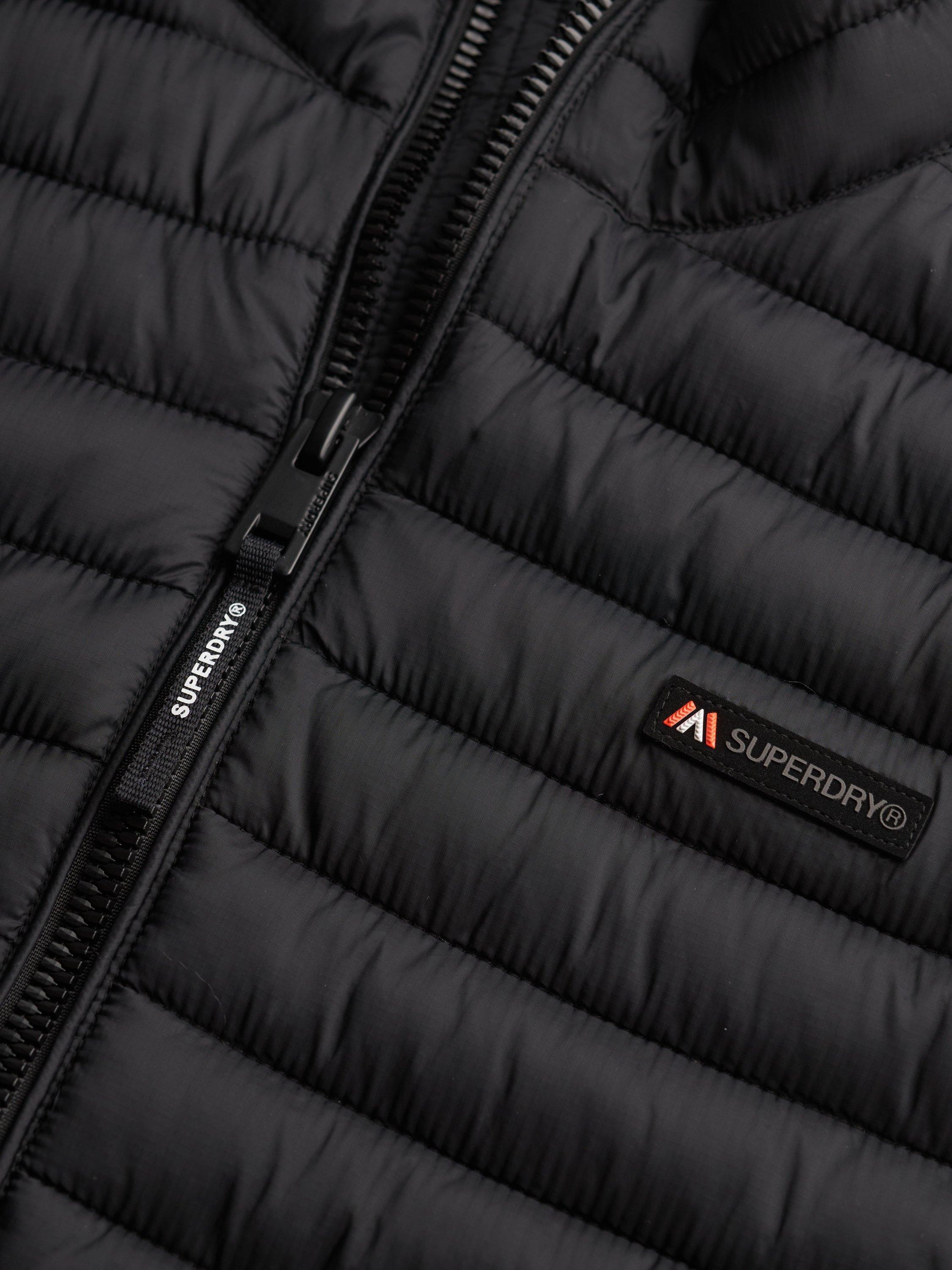 Product image 6 of 7, which shows Superdry Fuji Lite Padded Gilet, Jet Black, L