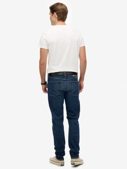 Superdry Vintage Slim Straight Leg Jeans, Yokohama Dark Blue - view 2, Yokohama Dark Blue