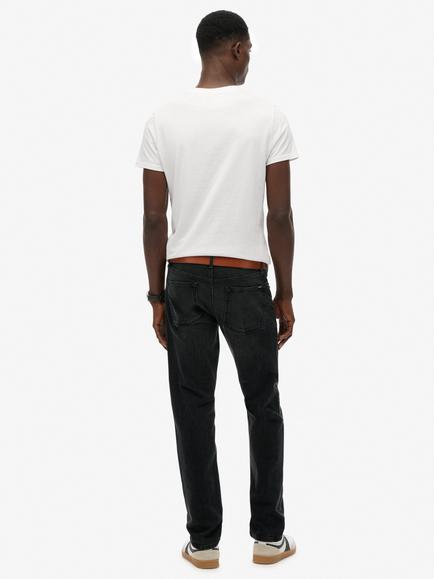 Superdry Vintage Slim Straight Jeans - view 2, Worn Black