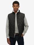 Superdry Quilted Estate Gilet, Meteorite Black