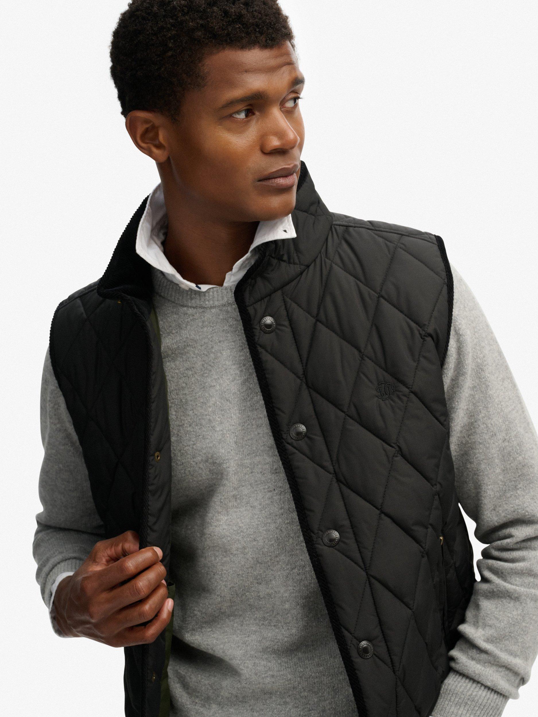 Product image 7 of 7, which shows Superdry Quilted Estate Gilet, Meteorite Black, S
