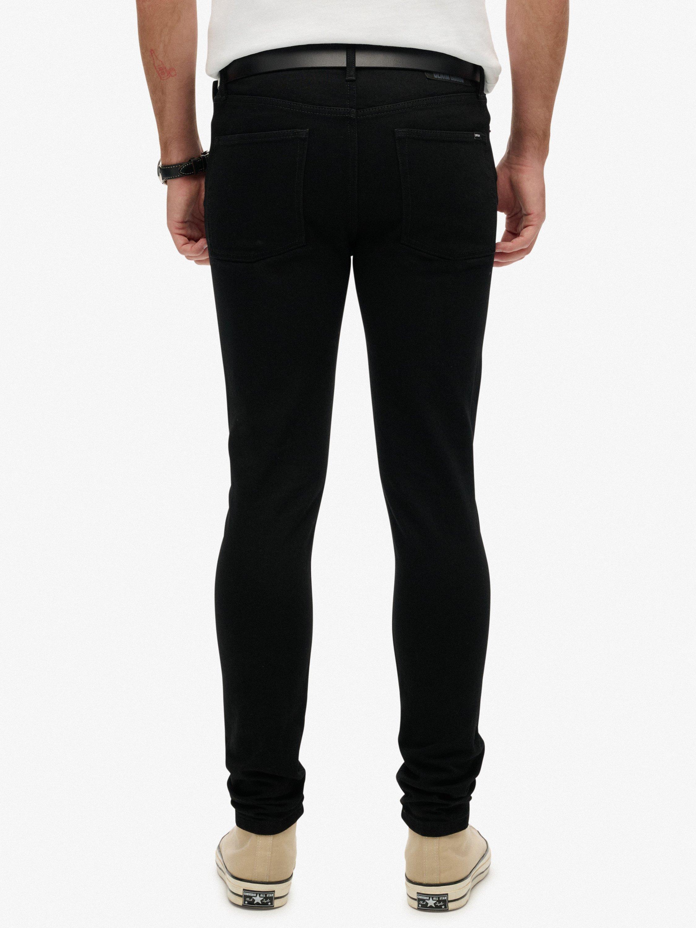 Product image 5 of 7, which shows Superdry Vintage Skinny Jeans, Black, W36/L34