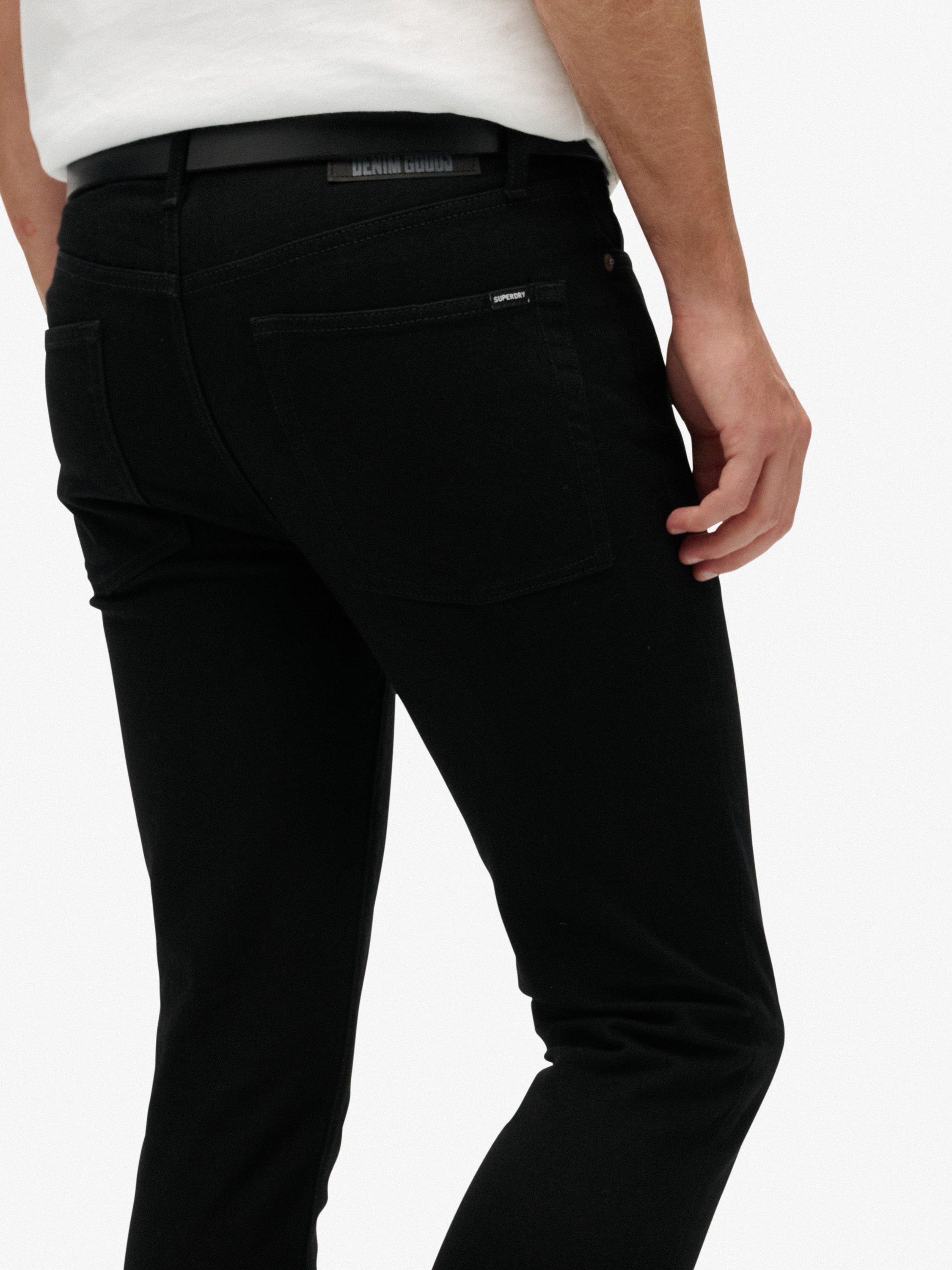 Product image 7 of 7, which shows Superdry Vintage Skinny Jeans, Black, W36/L34