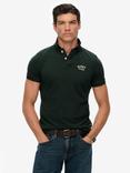 Superdry Vintage Athletic Embroidered Polo Shirt, Green