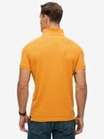 Superdry Vintage Athletic Embroidered Polo Shirt, Gold