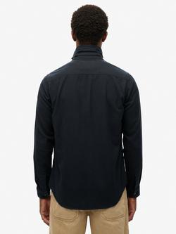 Superdry Trailsman Cotton Flannel Shirt, Jet Black - view 2, Jet Black