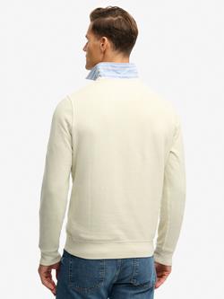 Superdry Pure Cotton Classic Essential Sweatshirt - view 2, Silver Birch