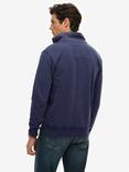 Superdry Vintage Athletic Half-Zip Jumper, Lauren Navy