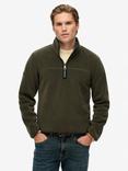 Superdry Estate Half Zip Fleece, Olive Green