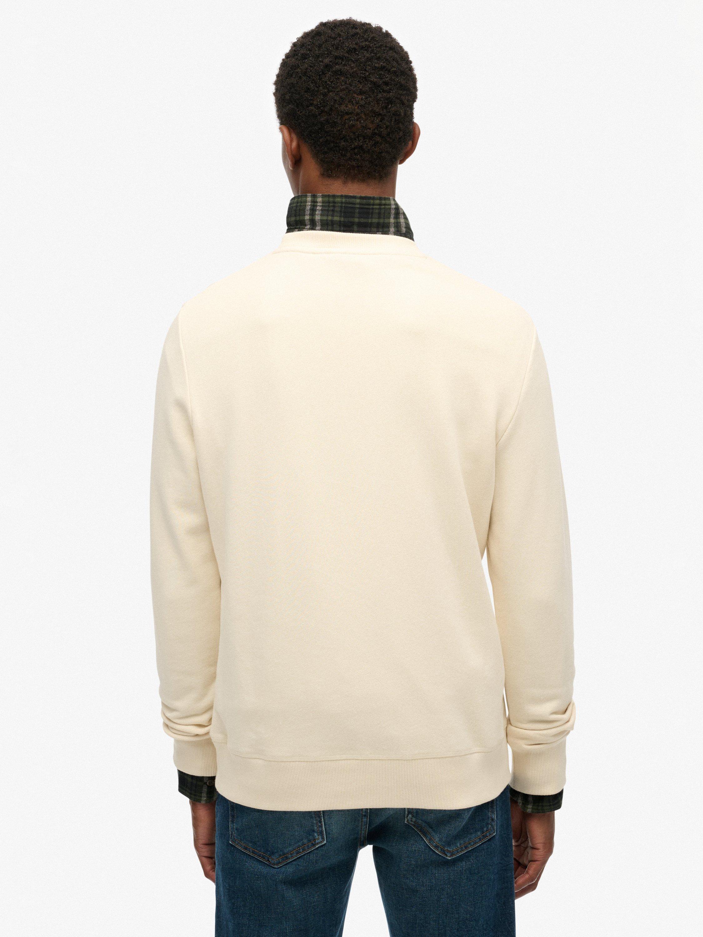 Product image 2 of 5, which shows Superdry Great Outdoors Embroidered Sweatshirt, Oatmeal Beige, XXL