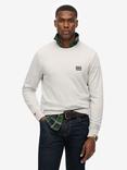 Superdry Great Outdoors Embroidered Sweatshirt, Glacier Grey Marl