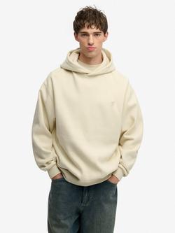 Superdry Blank Oversized Hoodie, Light Grey