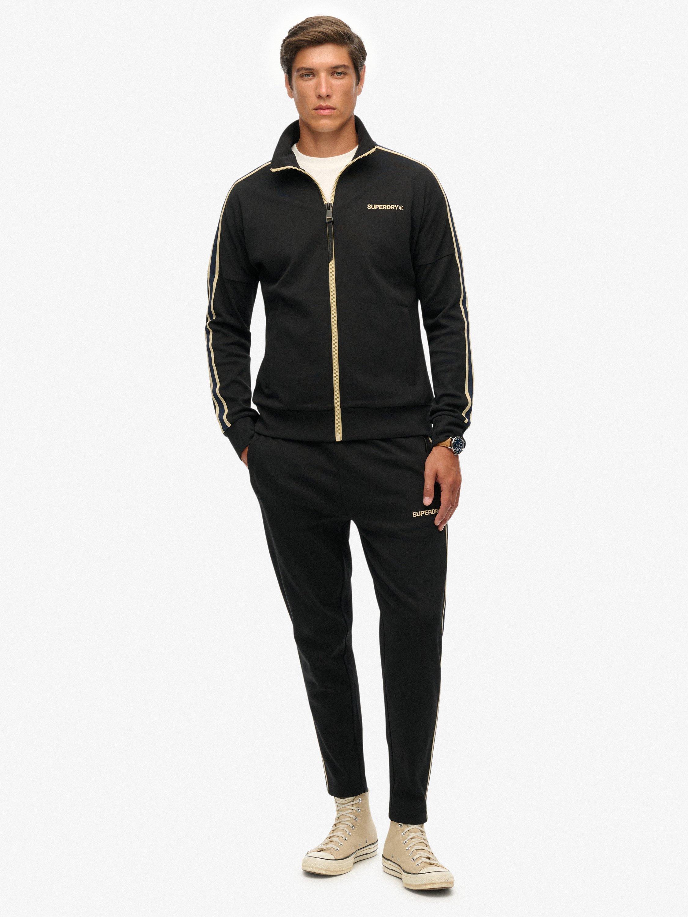 Product image 3 of 5, which shows Superdry Tech Cult Loose Track Top, Black, XXL