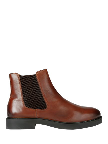 KG Kurt Geiger Douglas Leather Chelsea Boots, Mid Brown, Mid Brown