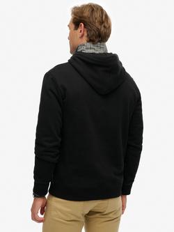 Superdry Cotton Blend Essential Logo Hoodie - view 2, Black