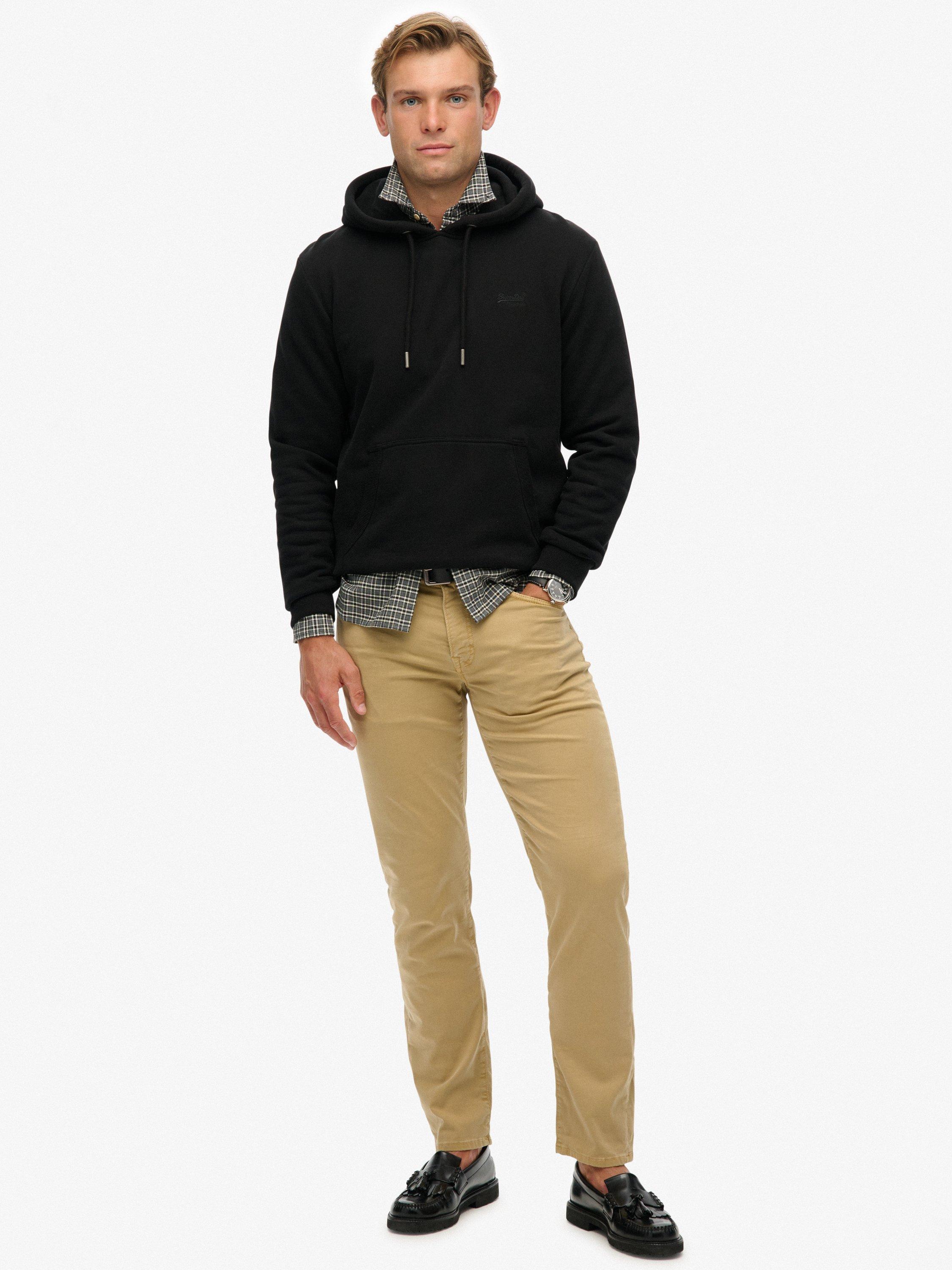 Product image 3 of 5, which shows Superdry Cotton Blend Essential Logo Hoodie, Black, XXL