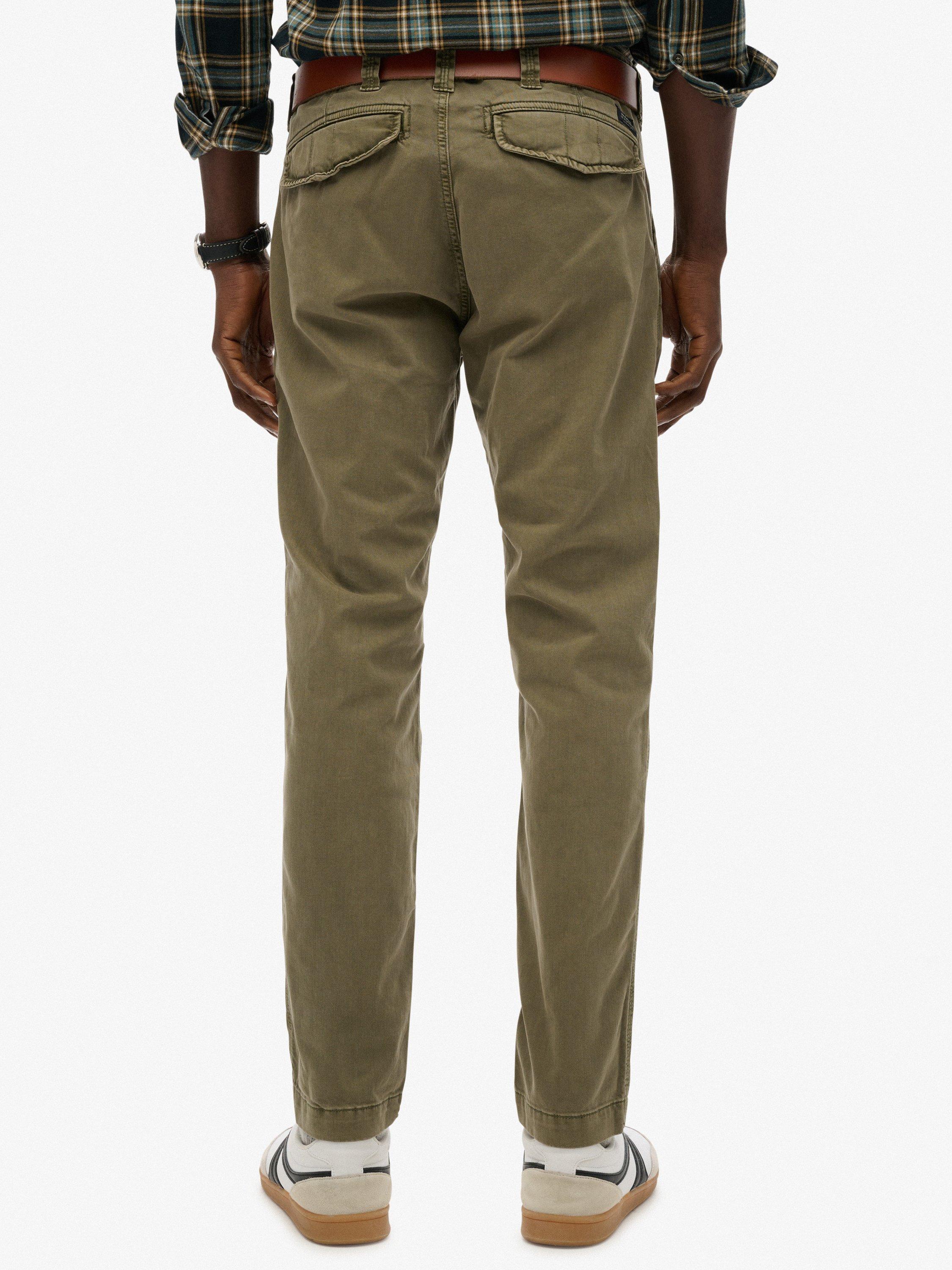 Product image 4 of 7, which shows Superdry Premium Chinos, Chive Green, 34/32