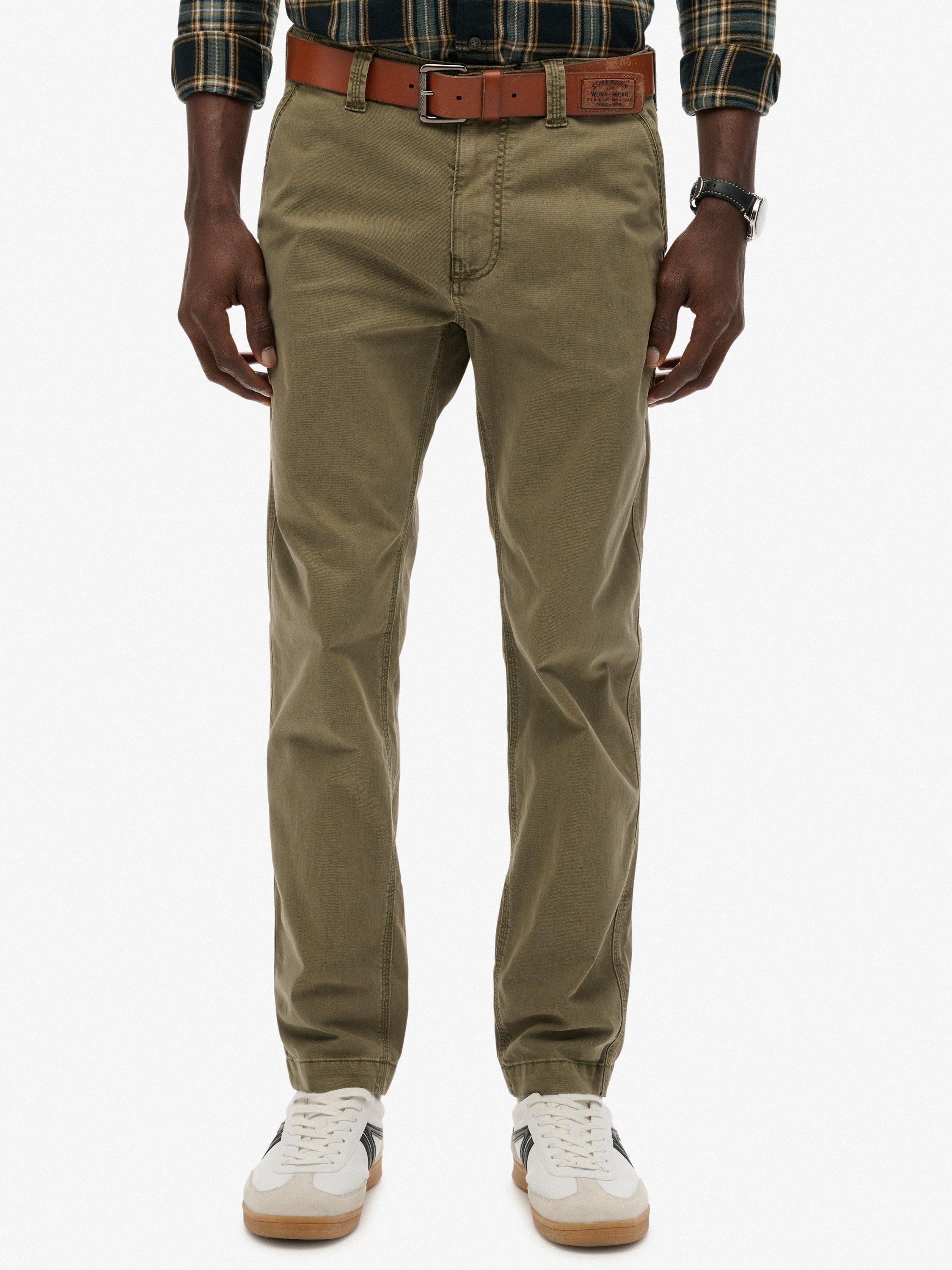 Product image 5 of 7, which shows Superdry Premium Chinos, Chive Green, 34/32