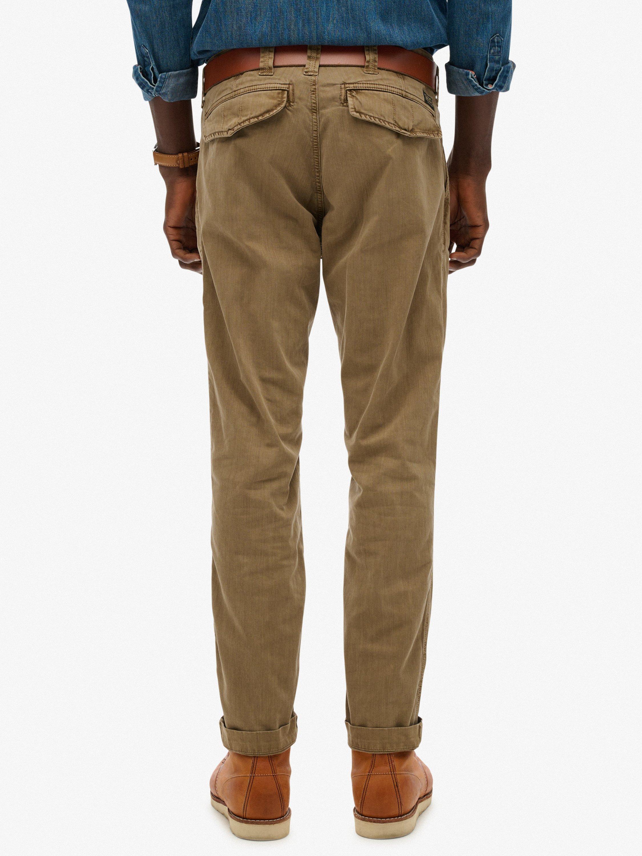 Product image 4 of 7, which shows Superdry Premium Chinos, Tan Khaki, 28/32