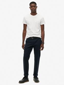 Superdry Straight Fit Chinos, Eclipse Navy, Eclipse Navy