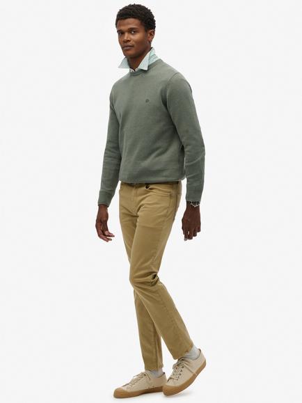 Superdry Straight Cotton Chinos - view 2, American Beige