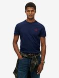 Organic Cotton Essential Logo T-Shirt, Atlantic Navy