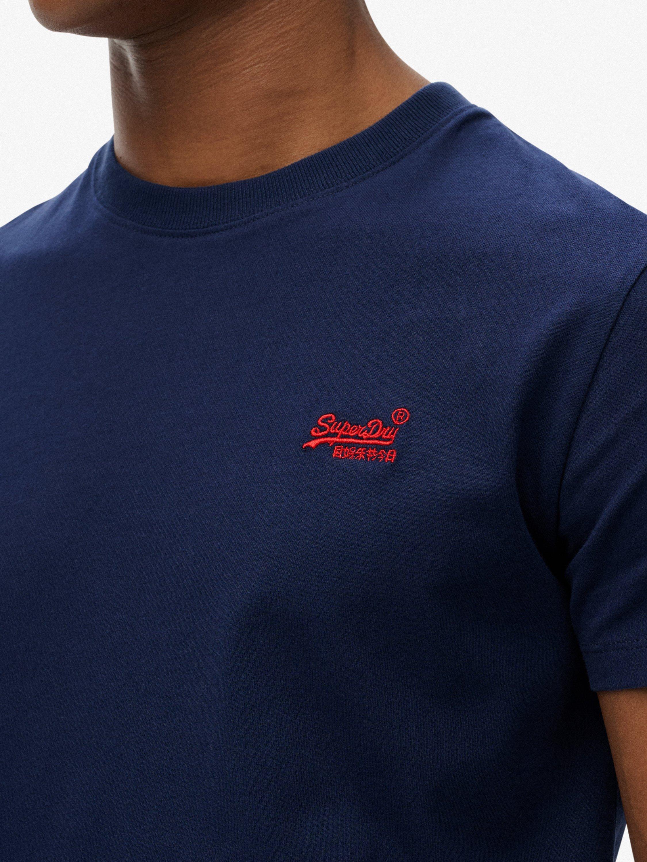 Product image 5 of 6, which shows Organic Cotton Essential Logo T-Shirt, Atlantic Navy, XXL
