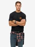 Superdry Cotton Regular Fit Merchant Graphic T-Shirt, Lauren Navy