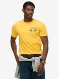 Superdry Cotton Regular Fit Lo-Fi Outdoors Chest T-Shirt, Utah Gold