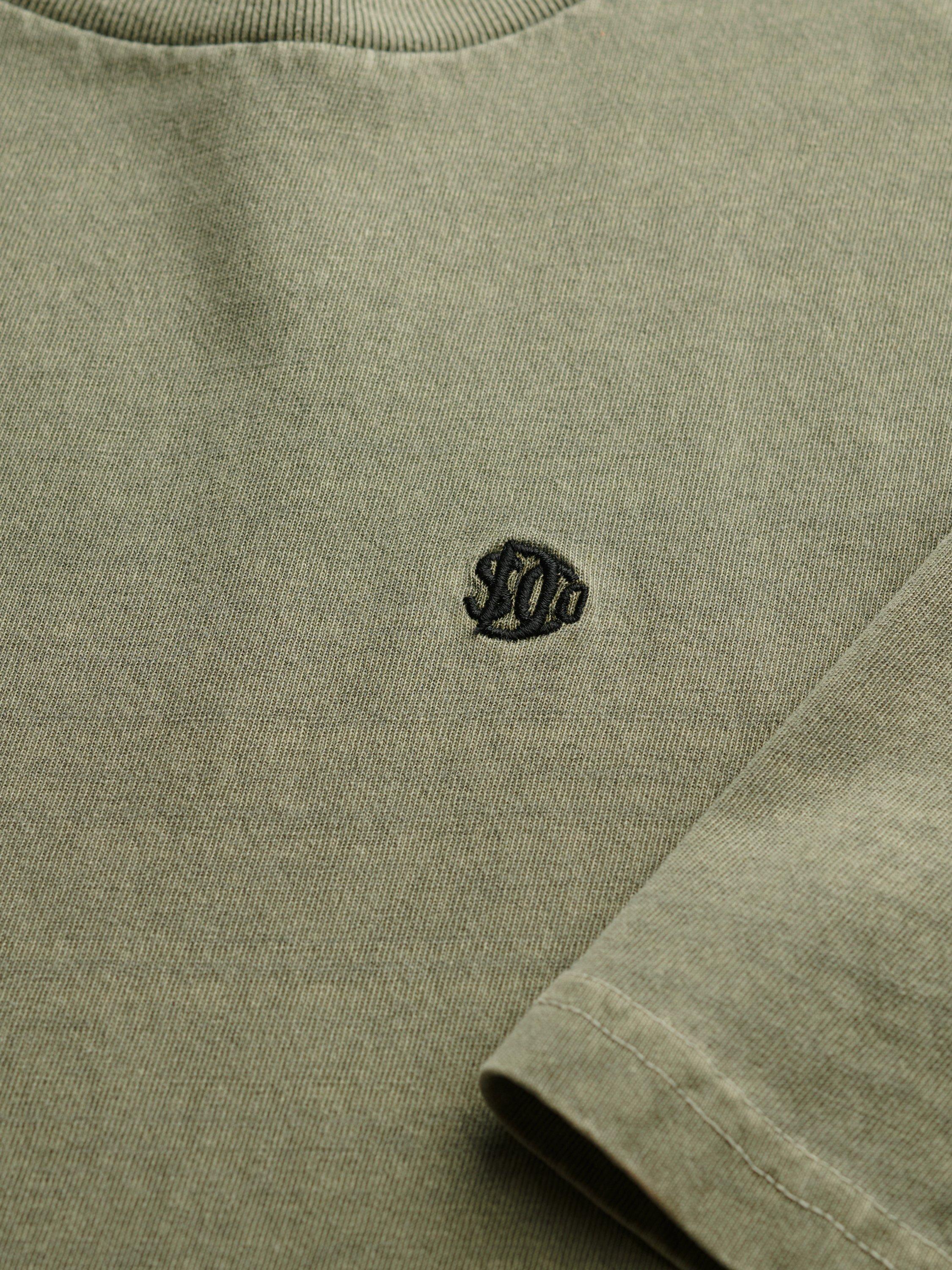 Product image 6 of 6, which shows Superdry Essentials Relaxed T-Shirt, Light Khaki Green, S