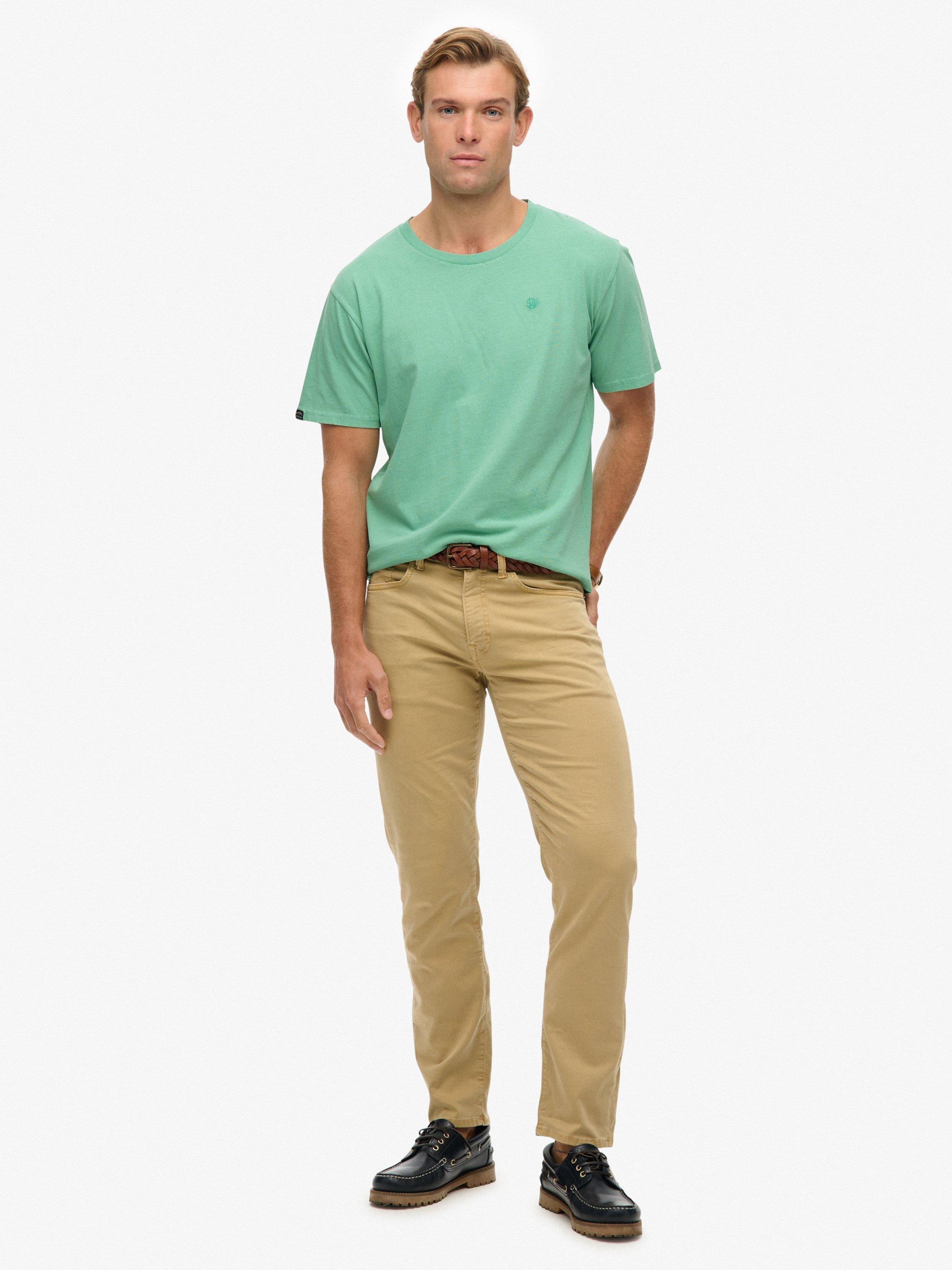 Product image 3 of 5, which shows Superdry Essentials Relaxed T-Shirt, Spearmint Green, M