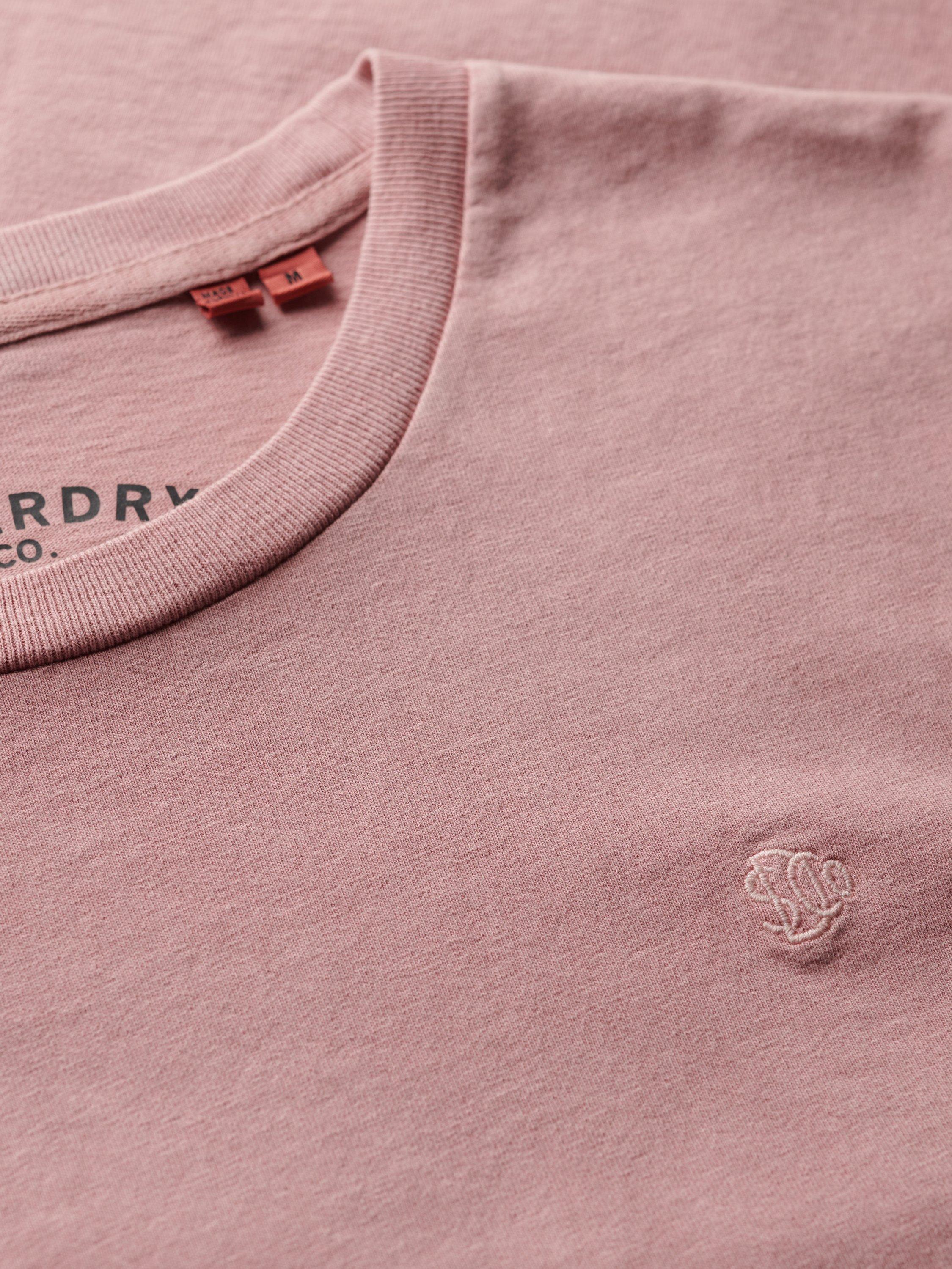 Product image 6 of 6, which shows Superdry Essentials Relaxed T-Shirt, Blush Pink, L