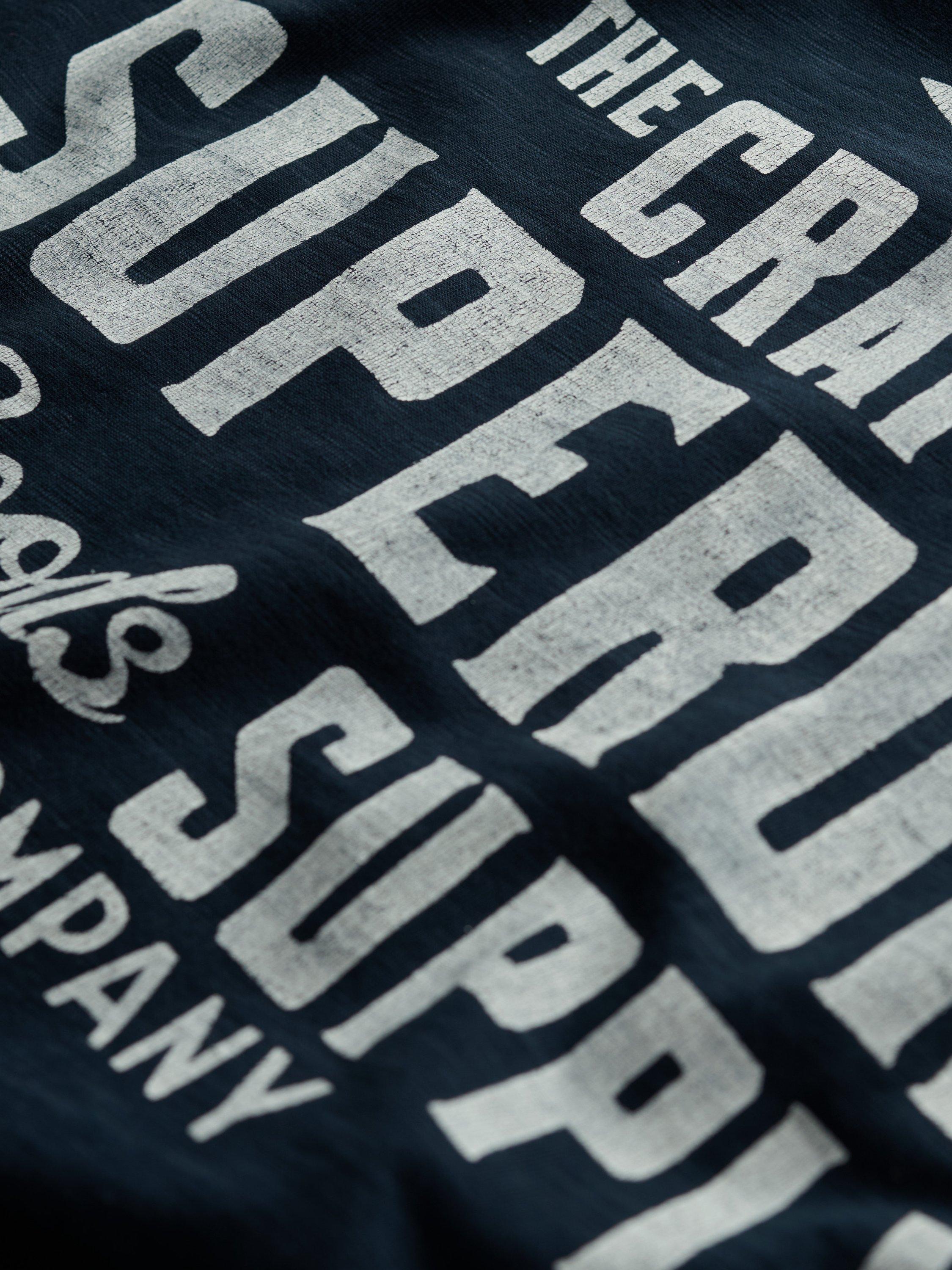 Product image 6 of 6, which shows Superdry Copper Label Relaxed Fit Cotton T-Shirt, Eclipse Navy, M