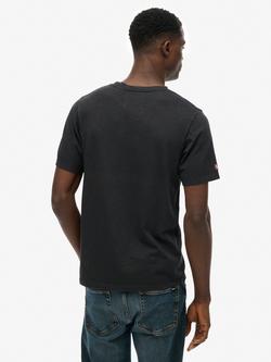 Superdry Copper Label Relaxed Fit Cotton T-Shirt - view 2, Washed Black