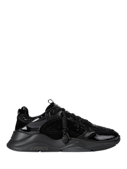 Kurt Geiger London Royston Patent Leather Trainers, Black, Black