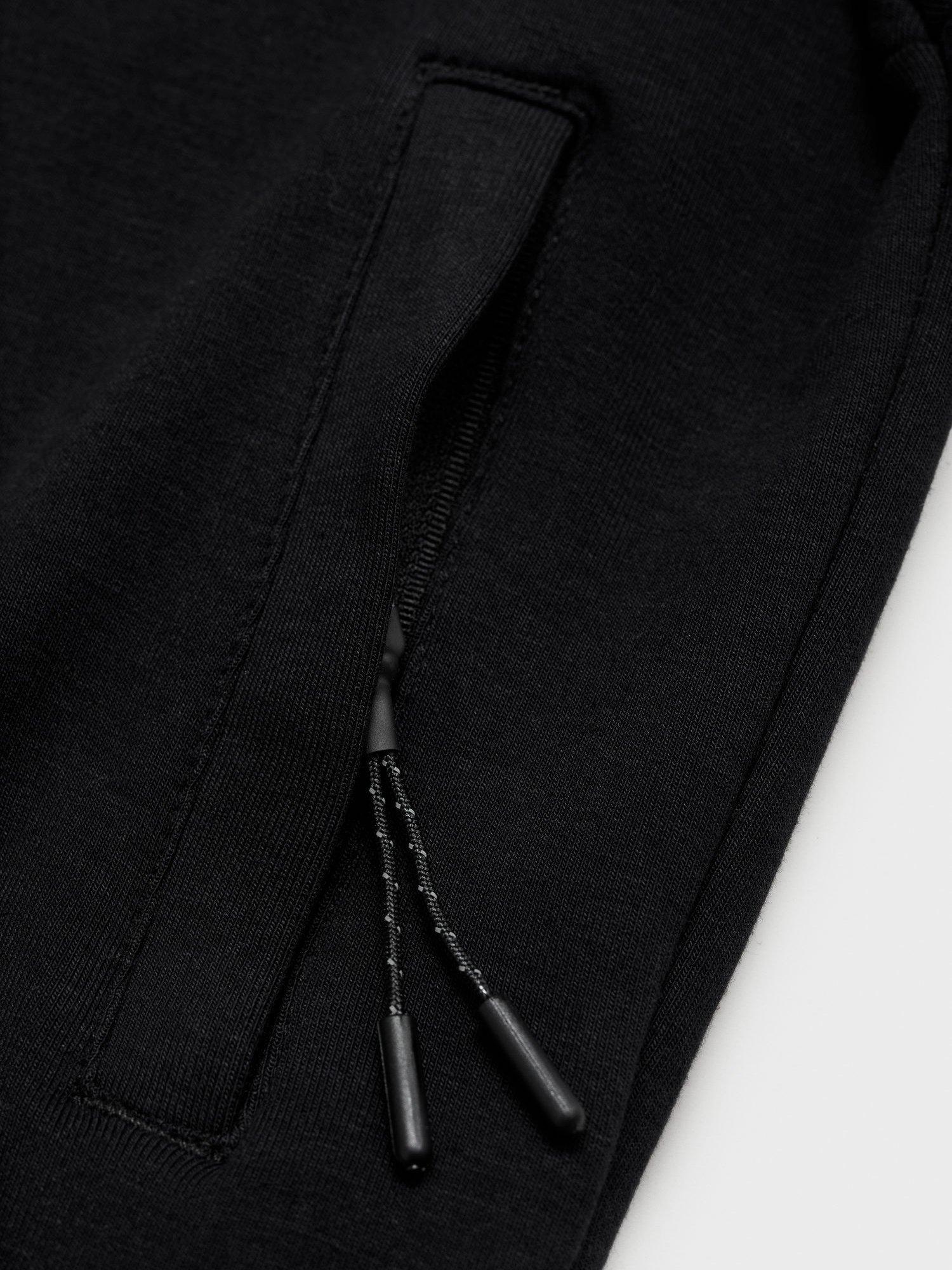 Product image 3 of 4, which shows Mango Kids' Cotton Rich Hoodie, Black, 11-12 years