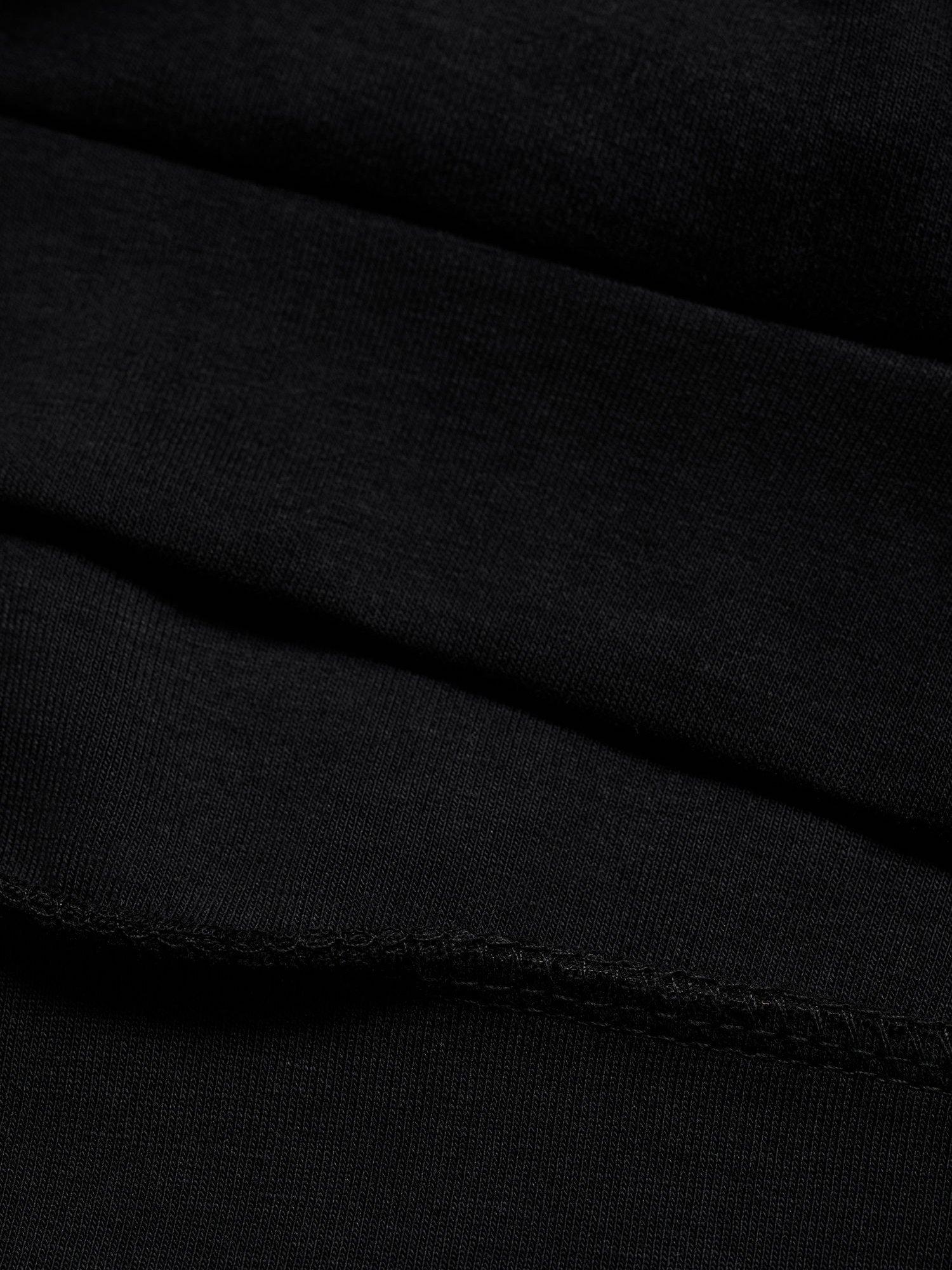 Product image 4 of 4, which shows Mango Kids' Cotton Rich Hoodie, Black, 11-12 years