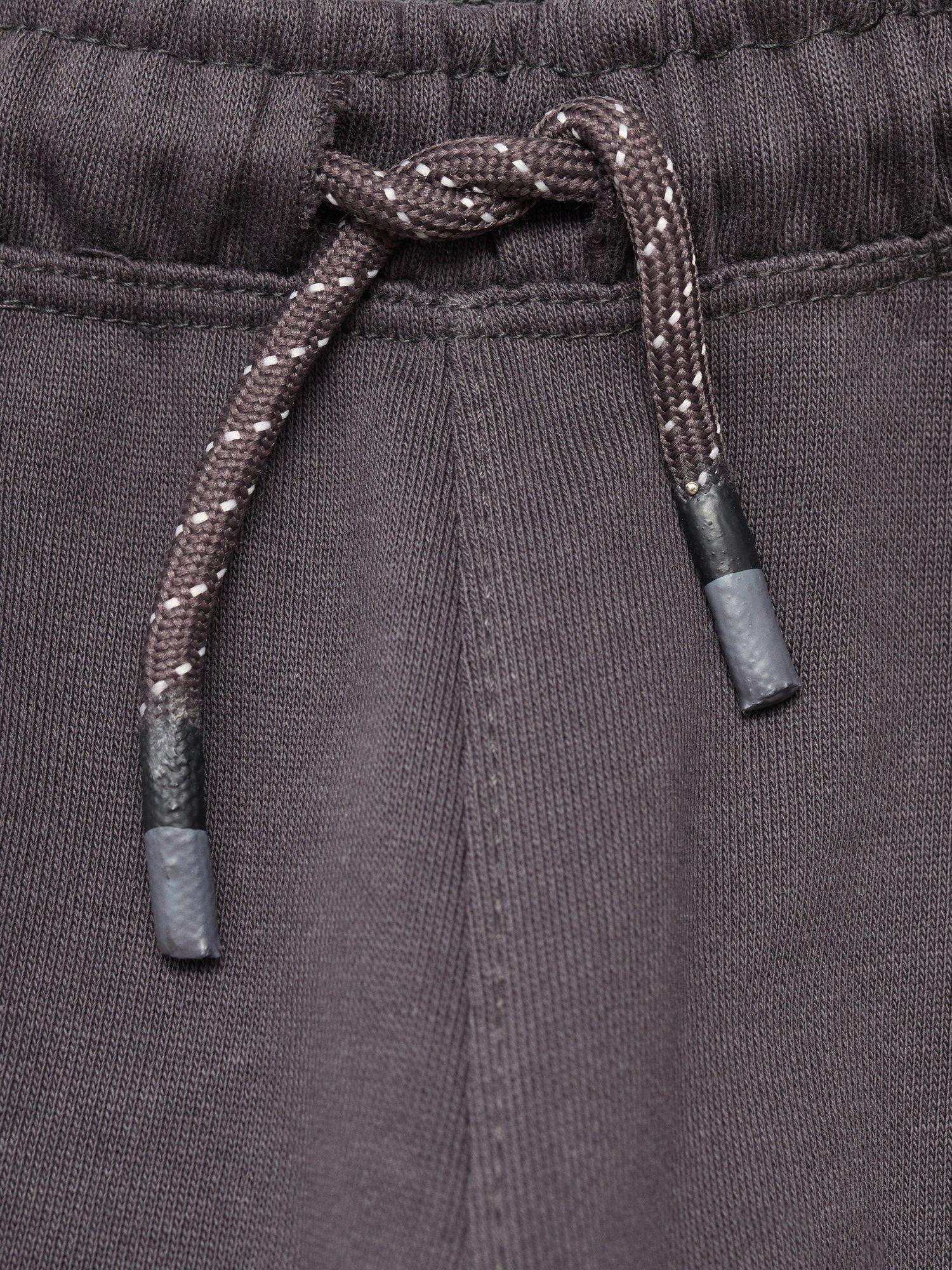 Product image 4 of 4, which shows Mango Kids' Cargo Trousers, Charcoal, 10 years