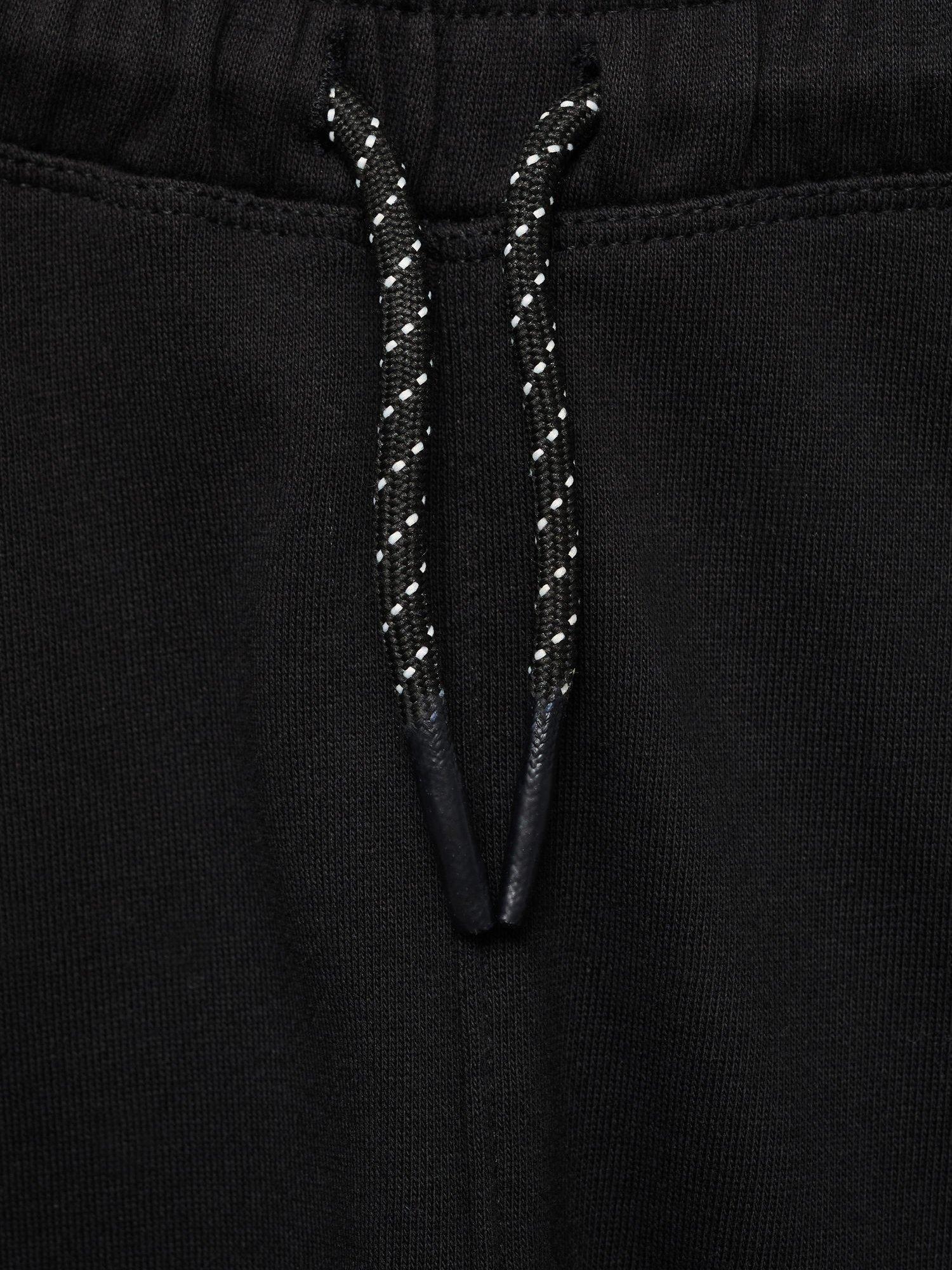 Product image 4 of 4, which shows Mango Kids' Cargo Trousers, Black, 10 years