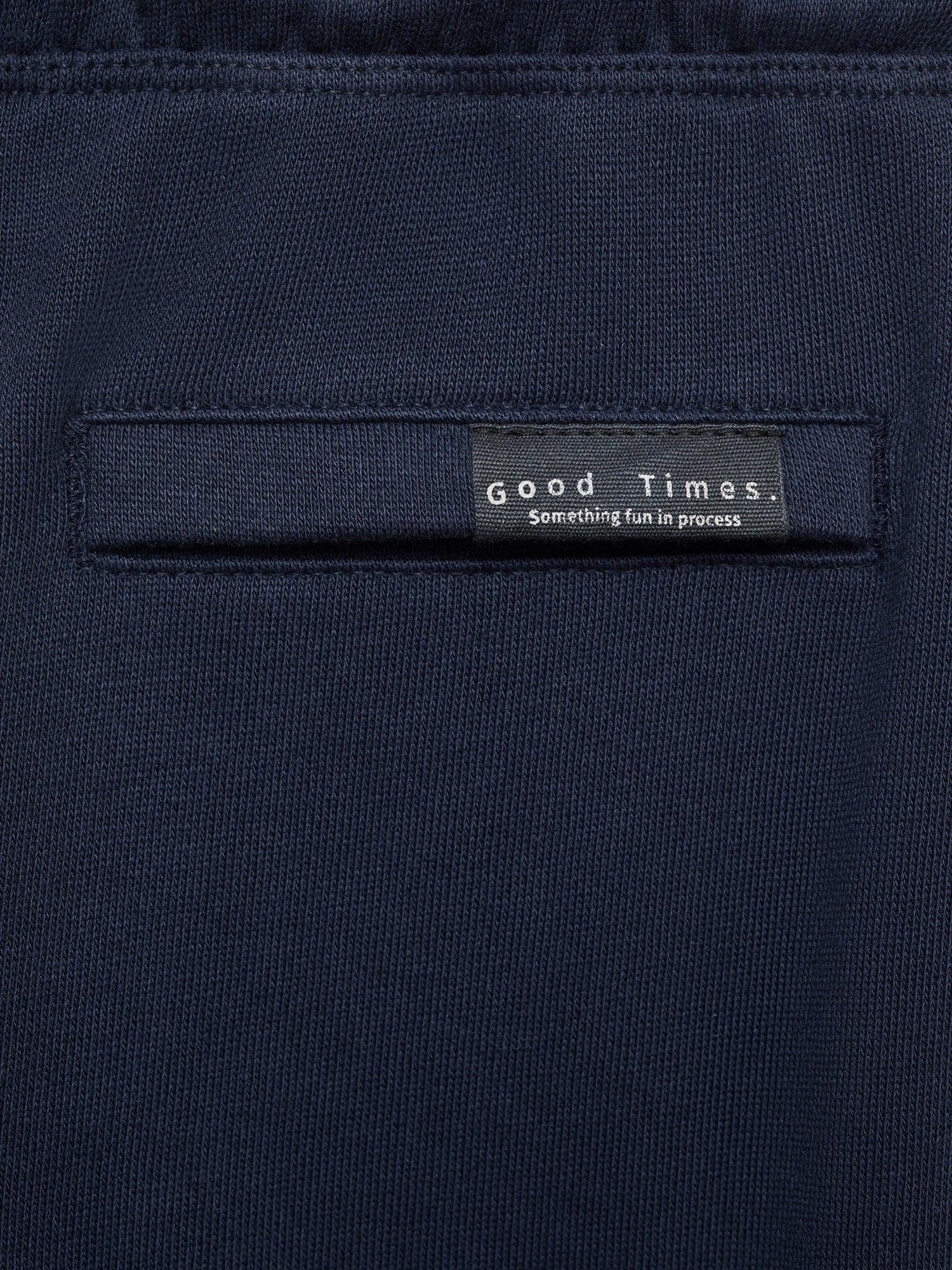 Product image 3 of 4, which shows Mango Kids' Cargo Trousers, Navy, 7 years