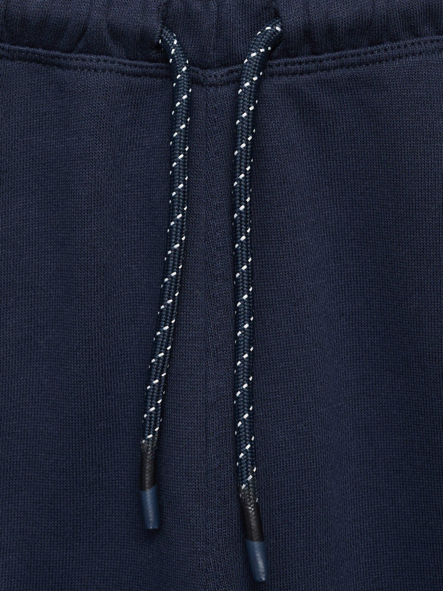 Product image 4 of 4, which shows Mango Kids' Cargo Trousers, Navy, 7 years