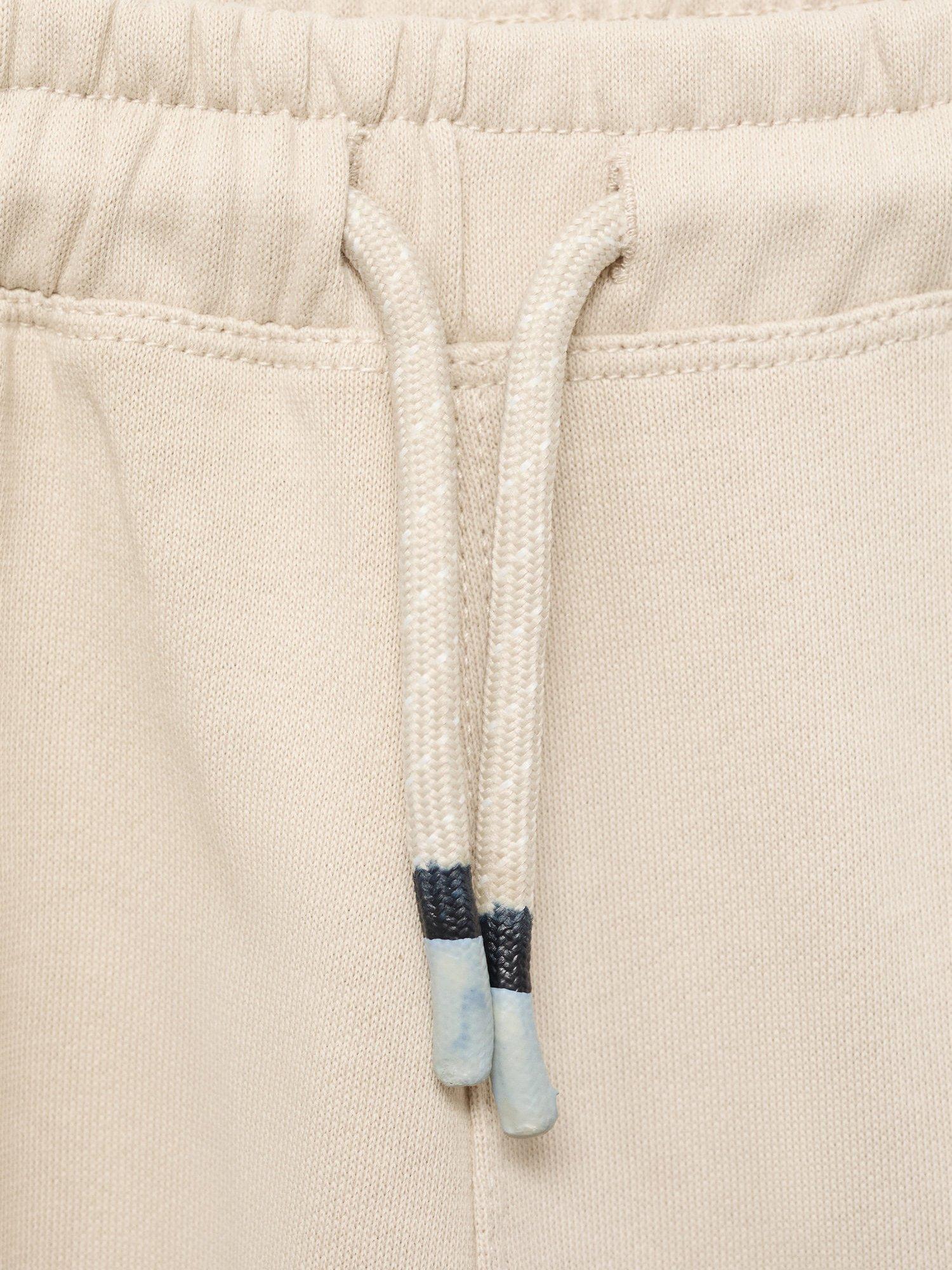 Product image 4 of 4, which shows Mango Kids' Tapered Cargo Trousers, Beige, 18-24 months