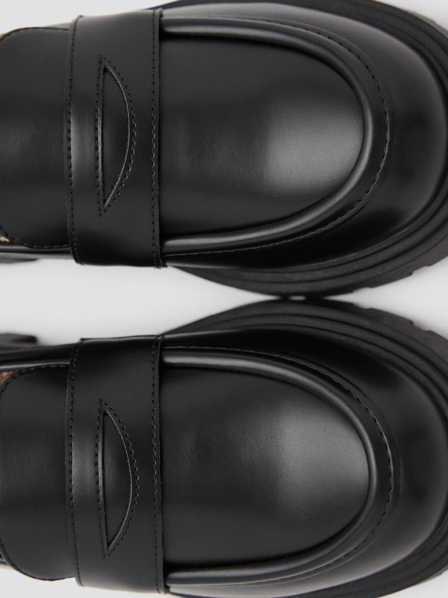 Product image 4 of 4, which shows Mango Kids' Laia Loafer Shoes, Black, 6