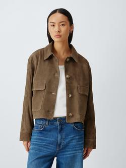 AND/OR Sofia Pure Suede Jacket, Olive, Olive