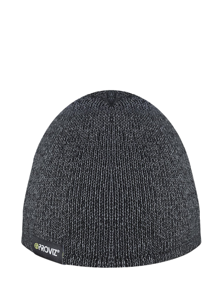 Proviz Fleece Run Beanie Hat, Black