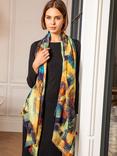 Alie Street Mariselle Wool Rich Scarf, Azure Muse