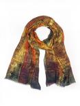Alie Street Celestine Wool Rich Scarf, Golden Amber