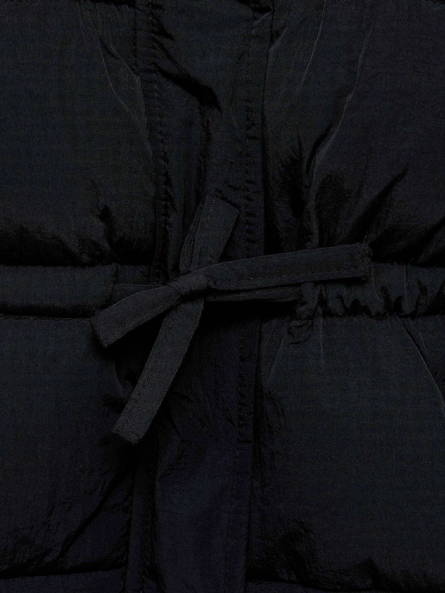 Product image 4 of 4, which shows Mango Kids' Carolina Quilted Gilet, Black, 11-12 years